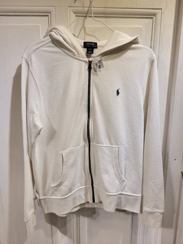 Producto - Buzo POLO RALPH LAUREN blanco Talle 14/16 años - PRECIO: 56X