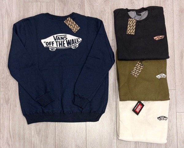 Buzo cuello redondo calidad queen Vans