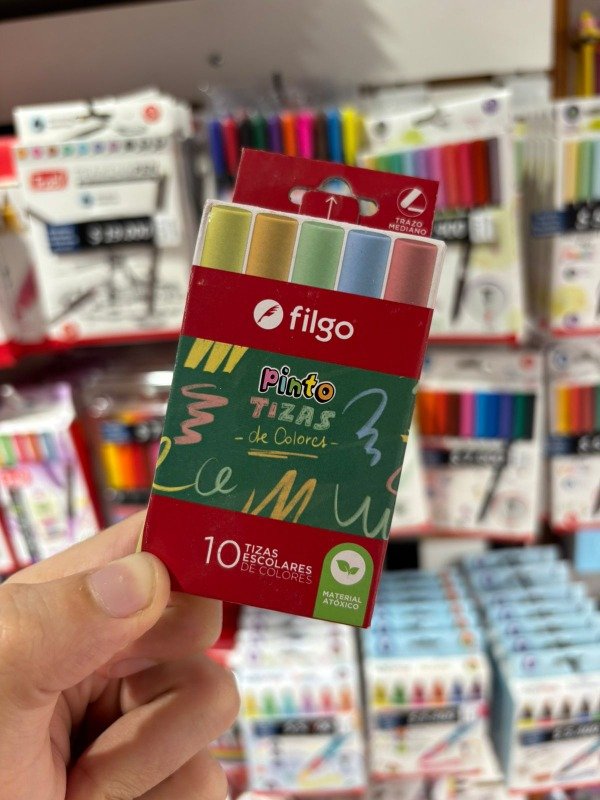 Producto - Tizas Filgo Colores - Blanco x 10