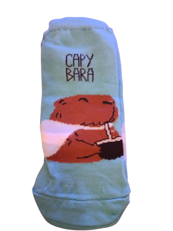 Producto - Soquetes capibara tomando mate  adultos