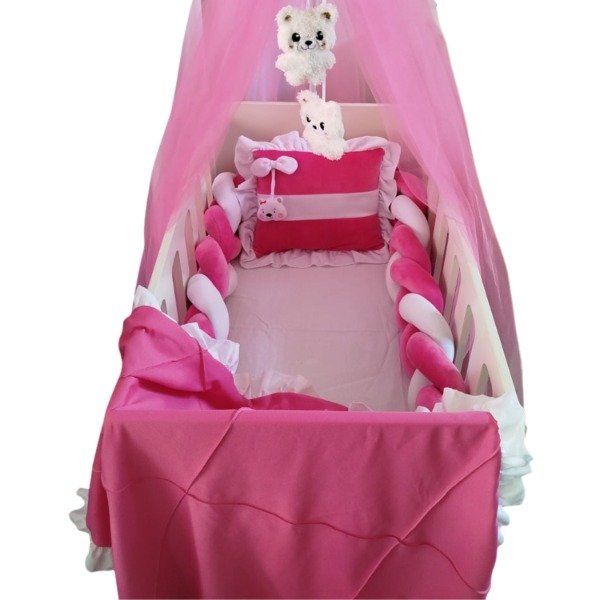 Producto - Set de Chichoneras Plush para Cuna Colecho Moises Rumi - 6