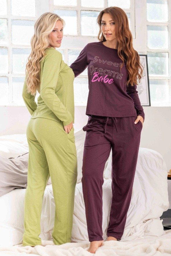 Producto - Art. 23- FRASHE- PIJAMA DE JERSEY FLAME CON ESTAMPA