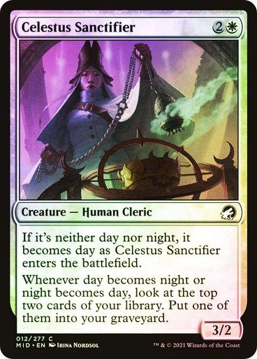 Producto - Celestus Sanctifier Foil  Innistrad: Midnight Hunt