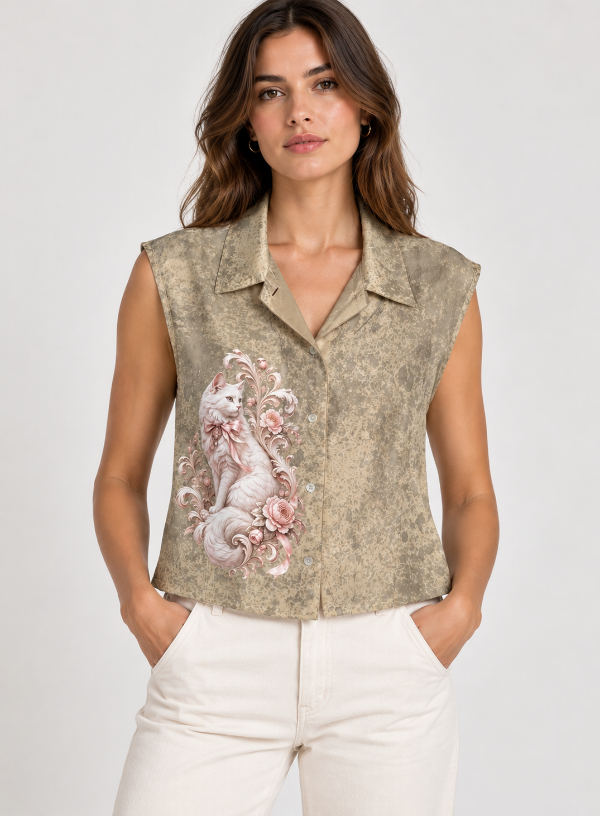 Producto - Camisa sin mangas gato