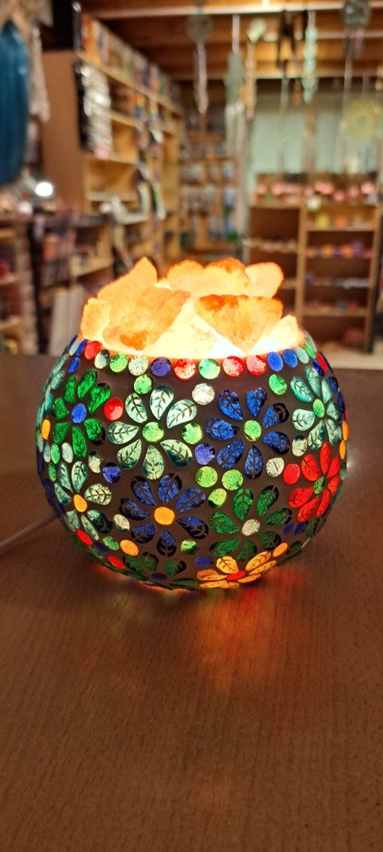 Producto - Lampara de Sal Marroquí Margaritas