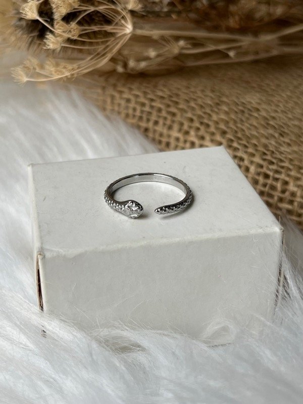 Producto - Anillo víbora talle regulable simple