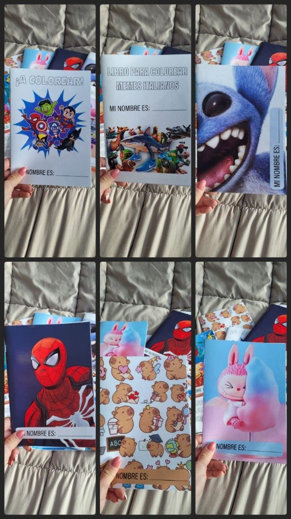 Producto - Libro para colorear + lápices