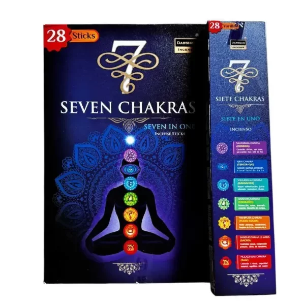 Producto - Sahumerio 7 Chakras (7 in 1) 28 varillas x 12 unid.