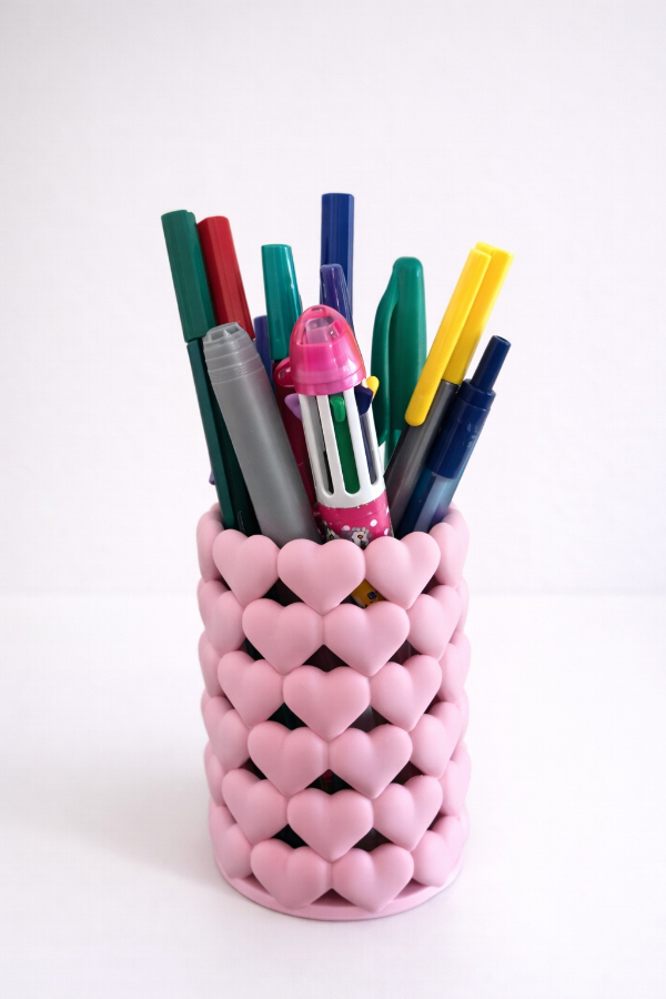 Producto - Portalapices corazones cute