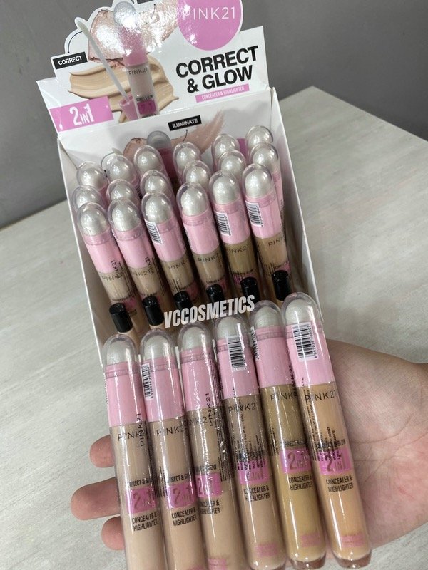 Producto - Corrector e iluminador pink 21