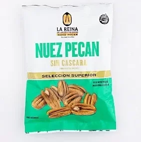 Producto - Nueces Pecán Naturales Mariposa Entera x 70g SIN TACC LA REINA