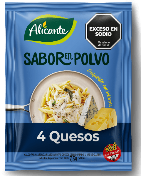 Producto - SABOR EN POLVO 4 QUESOS
