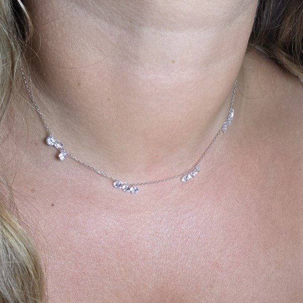Producto - Conjunto Plata925 gargantilla con puntos de luz