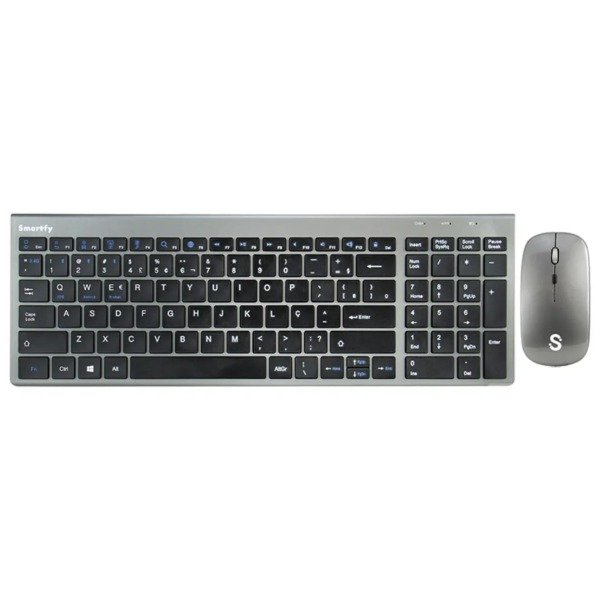 Producto - Smartfy Kit y Teclado TW02B - Portugus - Gris