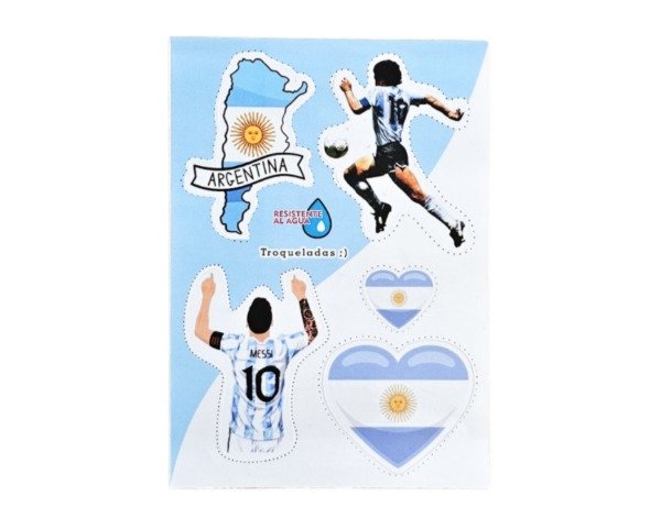 Producto - Stickers Autoadhesivos Messi Y Maradona