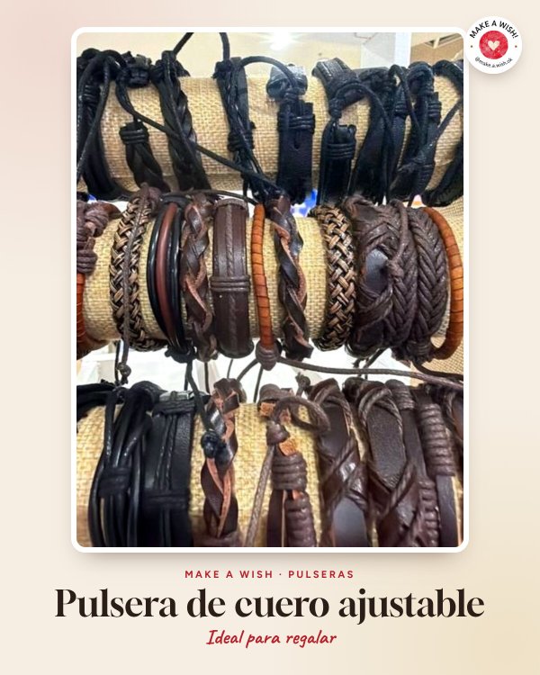 Producto - Pulsera de cuero ajustable - 0