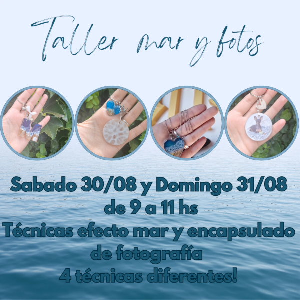 Producto - Workshop efecto mar y encapsulado de fotos
