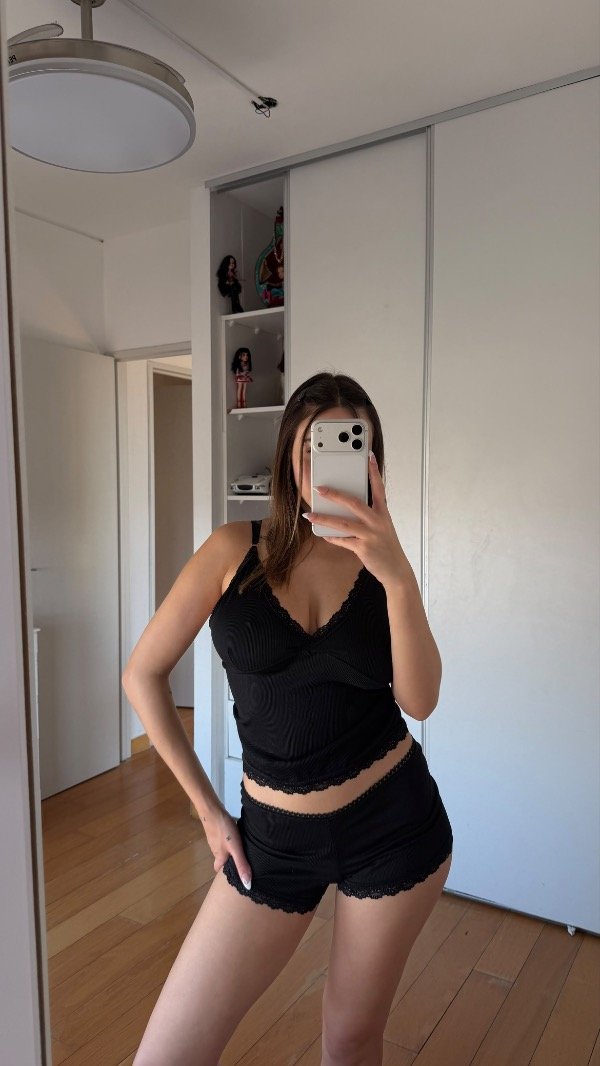 Producto - Pijama culotte negro - 0