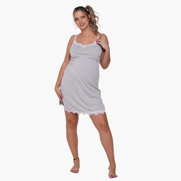 Producto - Camison Maternal con puntilla - 0