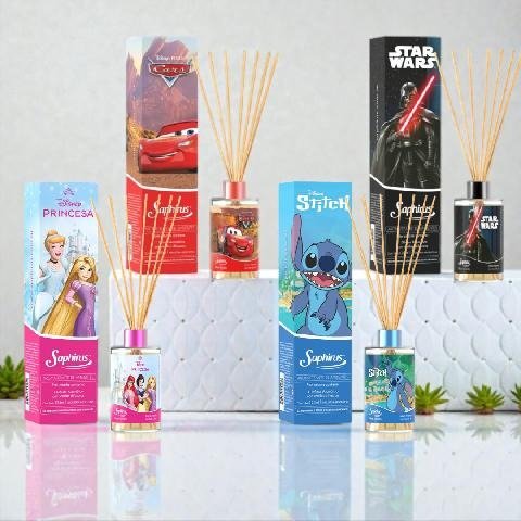 Producto - Difusor varillas Saphirus Disney 125 ml.