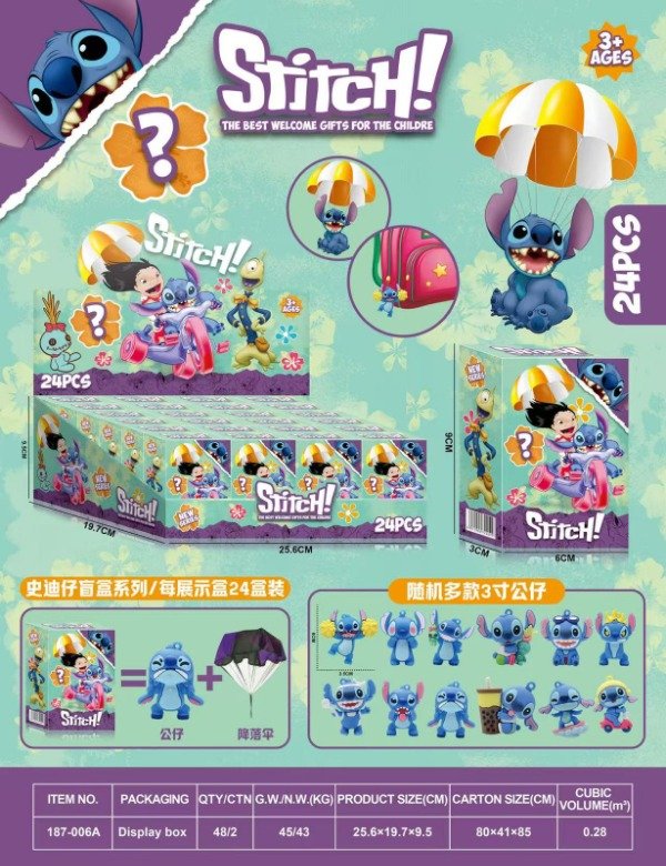 Producto - Coleccion sorpresa Stitch caja x24u