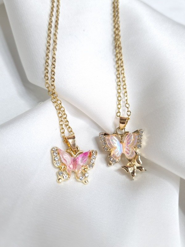 Producto - Collar con dije Mariposa - 0