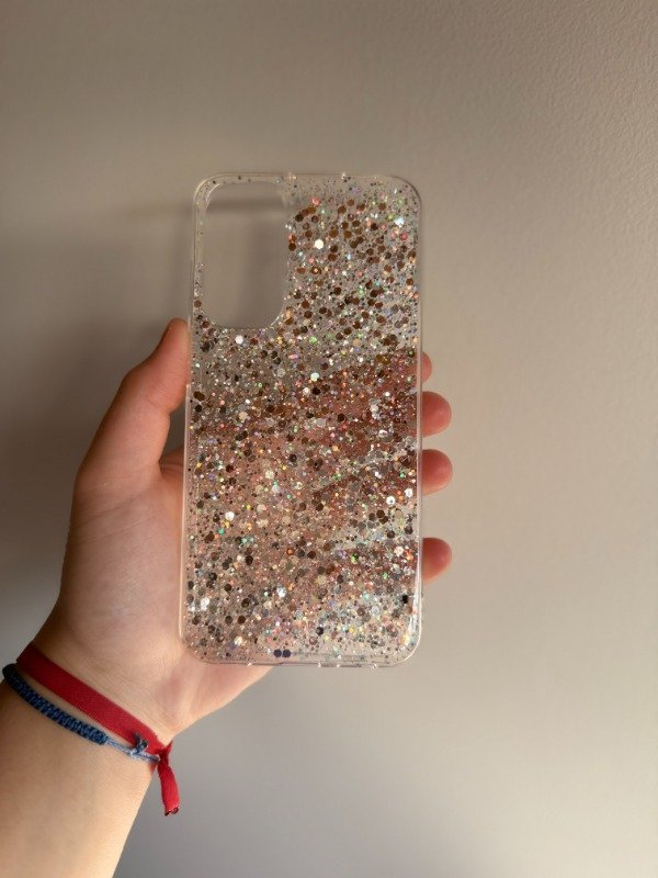 Producto - A25-FUNDA BRILLOS PLATEADOS