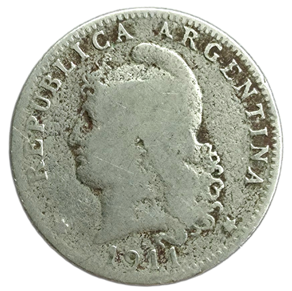 Producto - Argentina 20 Centavos 1911 Km#36/CJ#62 F+