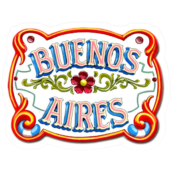 Producto - Sticker cartel Buenos Aires