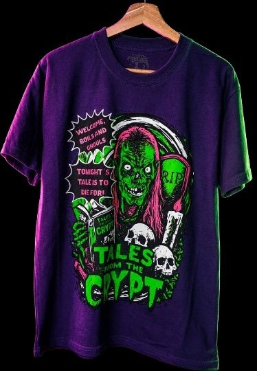 Producto - Remera CRYPT violeta edición limitada