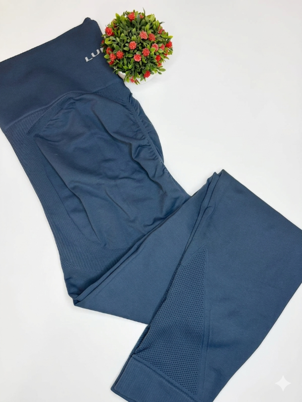 Producto - Calza Larga Seamless Premium Con Frunce - 6