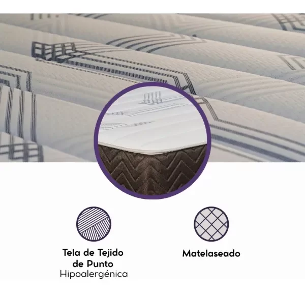 Producto - Sommier Springwall Quilt  160x200 - 3