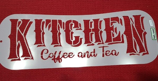 Producto - Stencil - 40 x 15 cm - Cod. Kitchen