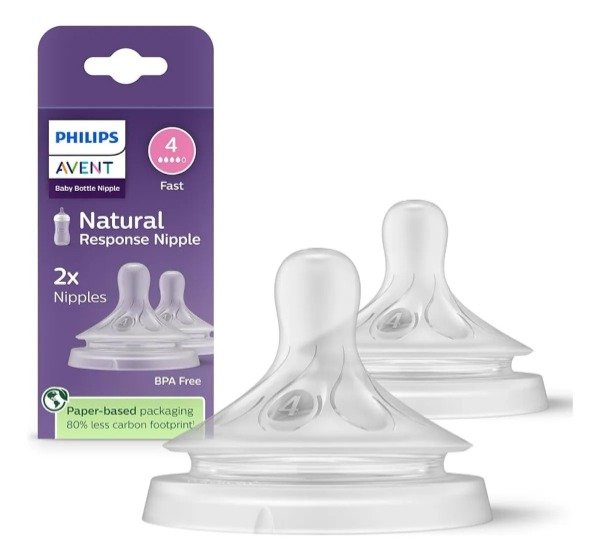 Producto - TETINAS NATURAL RESPONSE FLUJO RAPIDO x2 un (3m+)