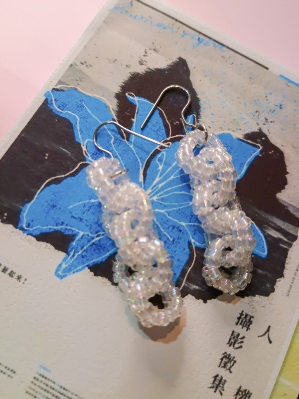 Producto - Aros Cadena transparente