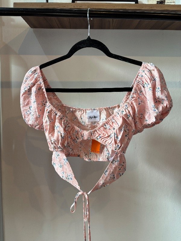 Producto - Top flores mangas paisana