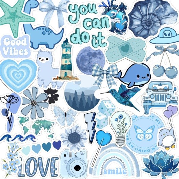 Producto - PACK 50U CELESTE