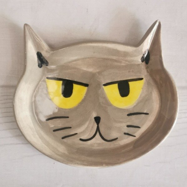Producto - Plato Gato Gris
