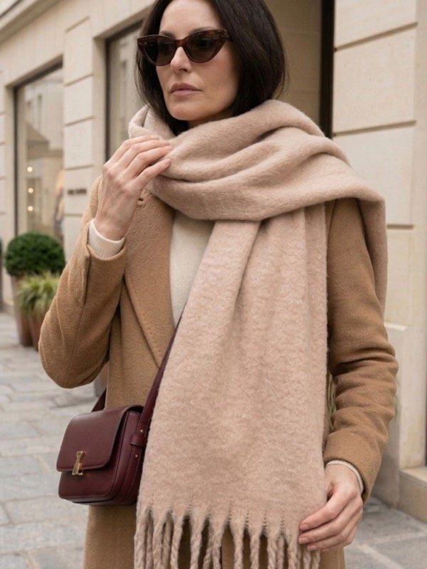 Producto - BUFANDON NUBE BEIGE