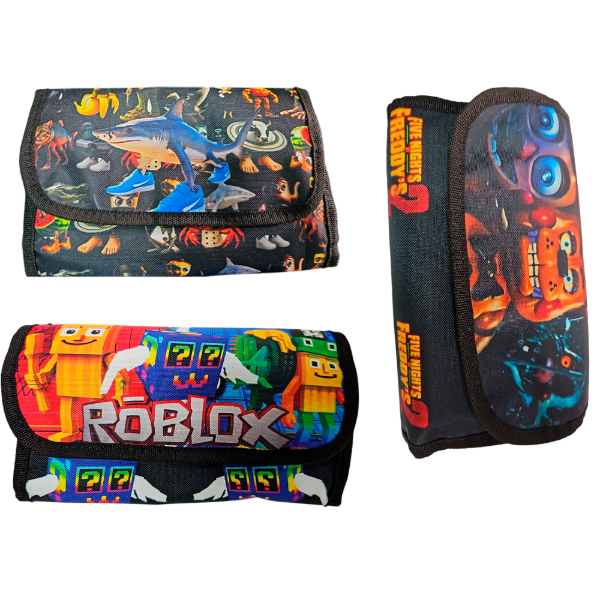 Producto - CARTUCHERA PLEGABLE PERSONAJES SURT