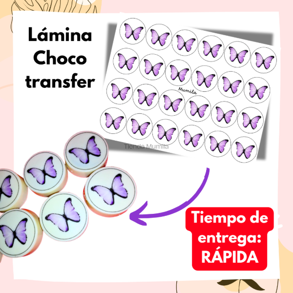 Producto - Lamina chocotransfer OREO Personalizada Entrega RÁPIDA