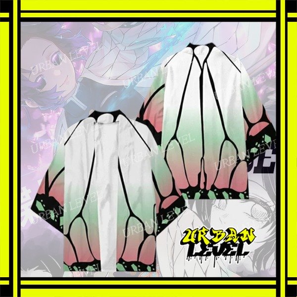 Producto - Kimono Shinobu kocho ( Haori ) Demon Slayer  Kimetsu No Yaiba
