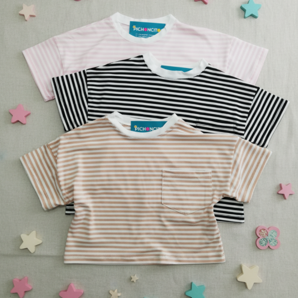 Producto - Pupera Mangas Cortas Rayada Niña