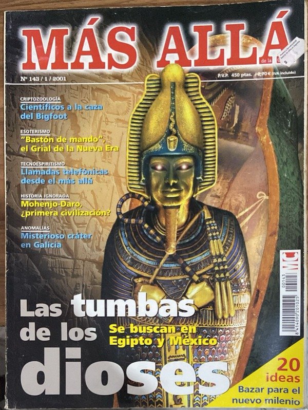 Producto - REVISTA MÁS ALLÁ NO.143 ENERO 2001