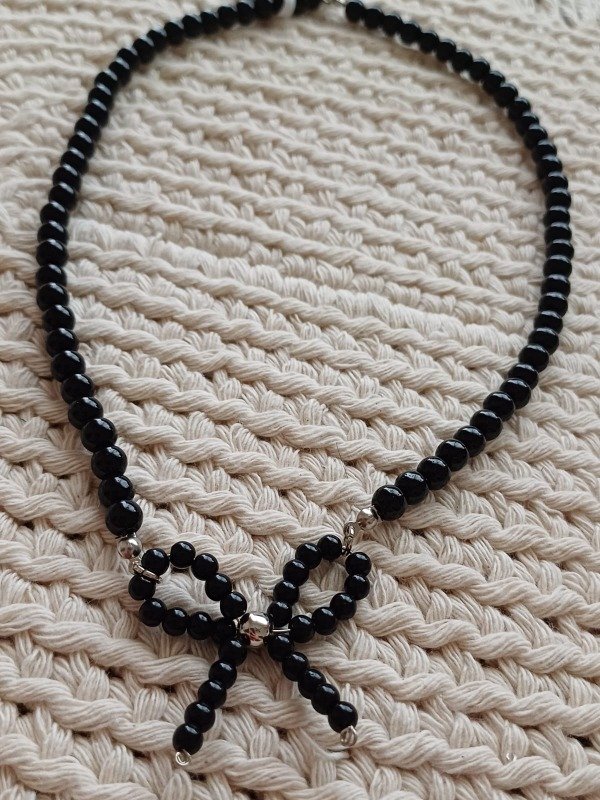 Producto - Collar coquette negro