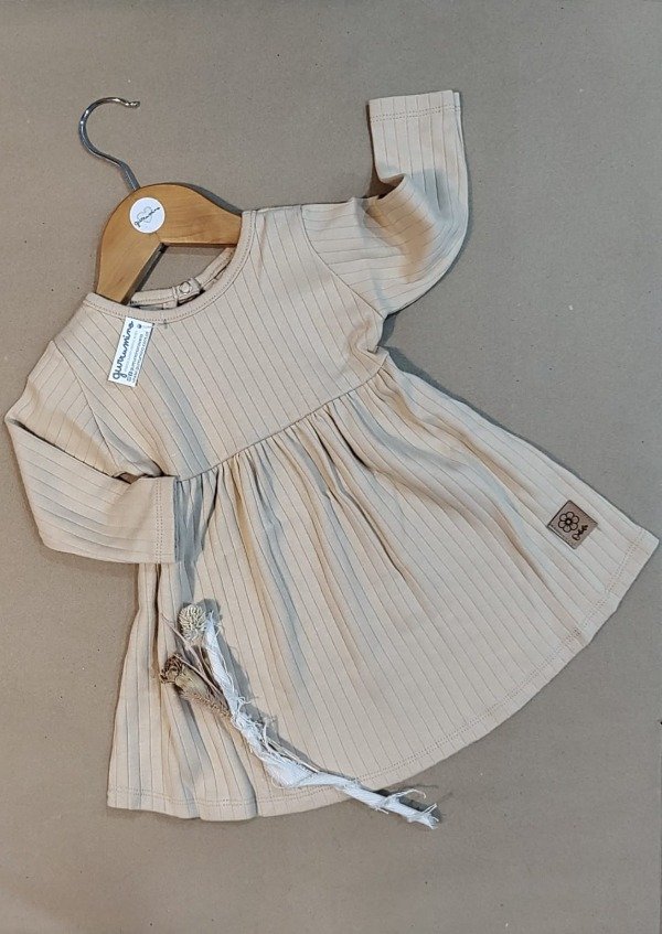 Producto - Vestido FLOR color Almendra