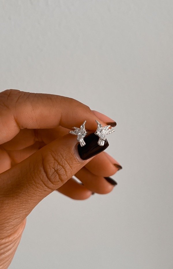 Producto - Aros colibrí PAR (plata925)