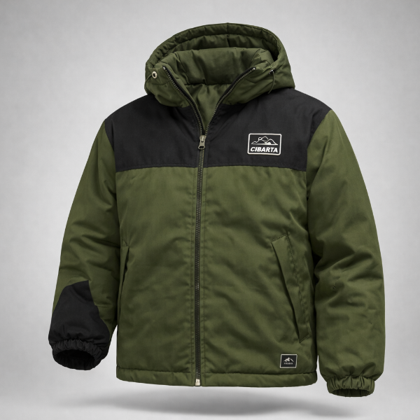 Producto - Campera CIMA BRAVA by Cibarta Sport verde y Negra