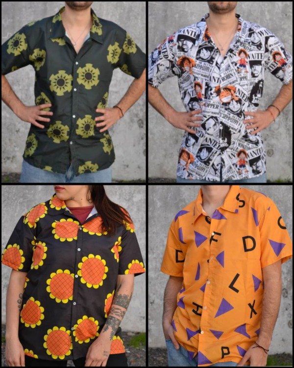 Producto - Camisas One Piece -Dragon Ball (Ingrese para elegir talle)