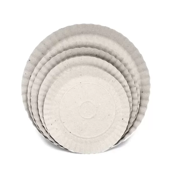 Producto - BANDEJA CARTON GRIS REDONDA N16